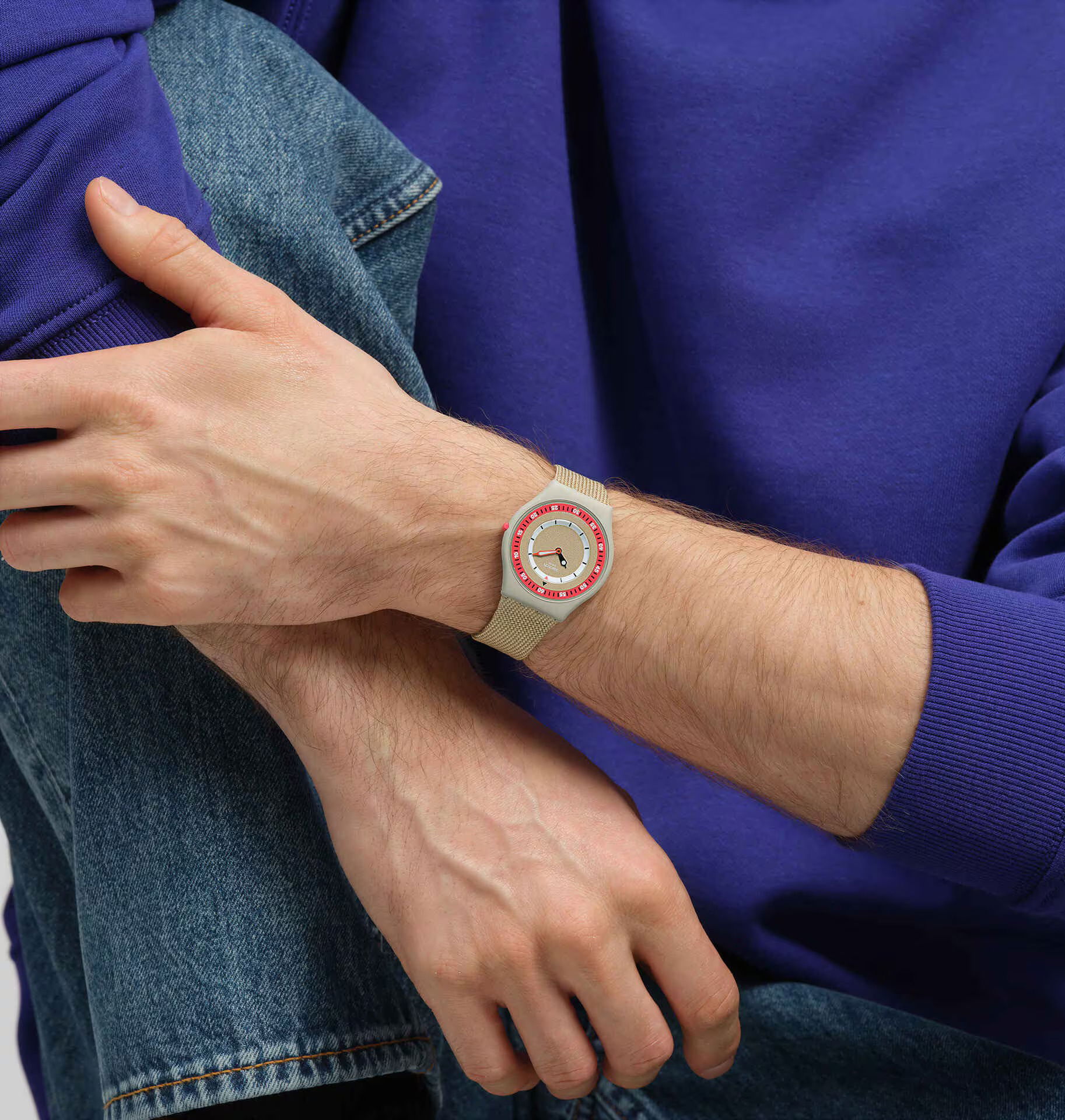 Swatch Ss09t102 Coral Dunes