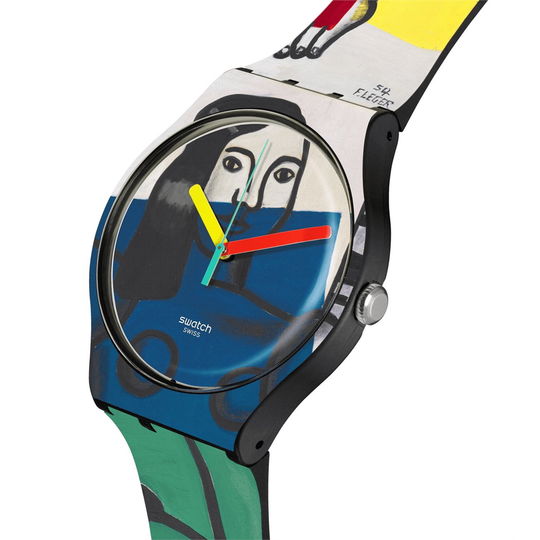 Swatch Suoz363 Leger's Two Women Holding Flowers