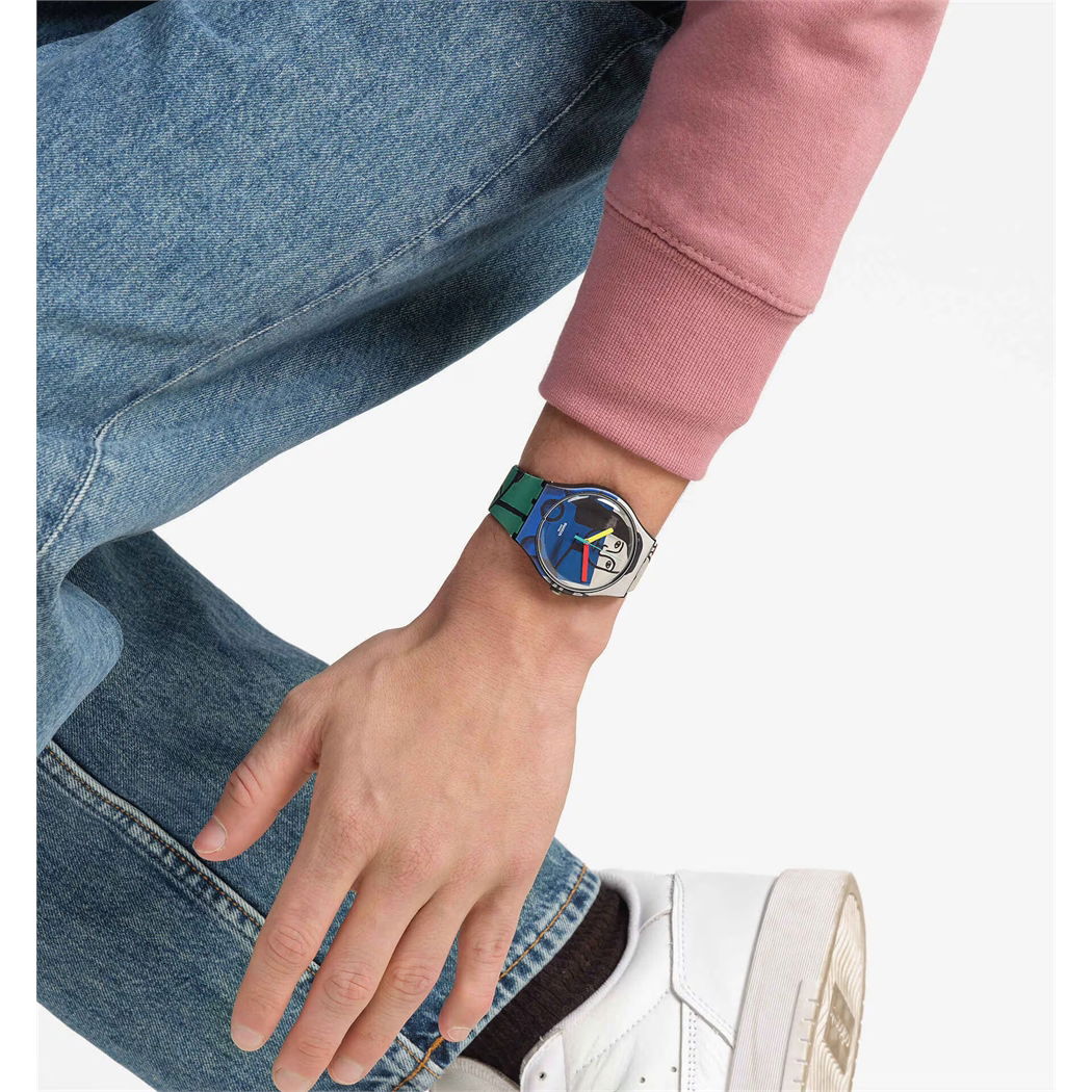 Swatch Suoz363 Leger's Two Women Holding Flowers