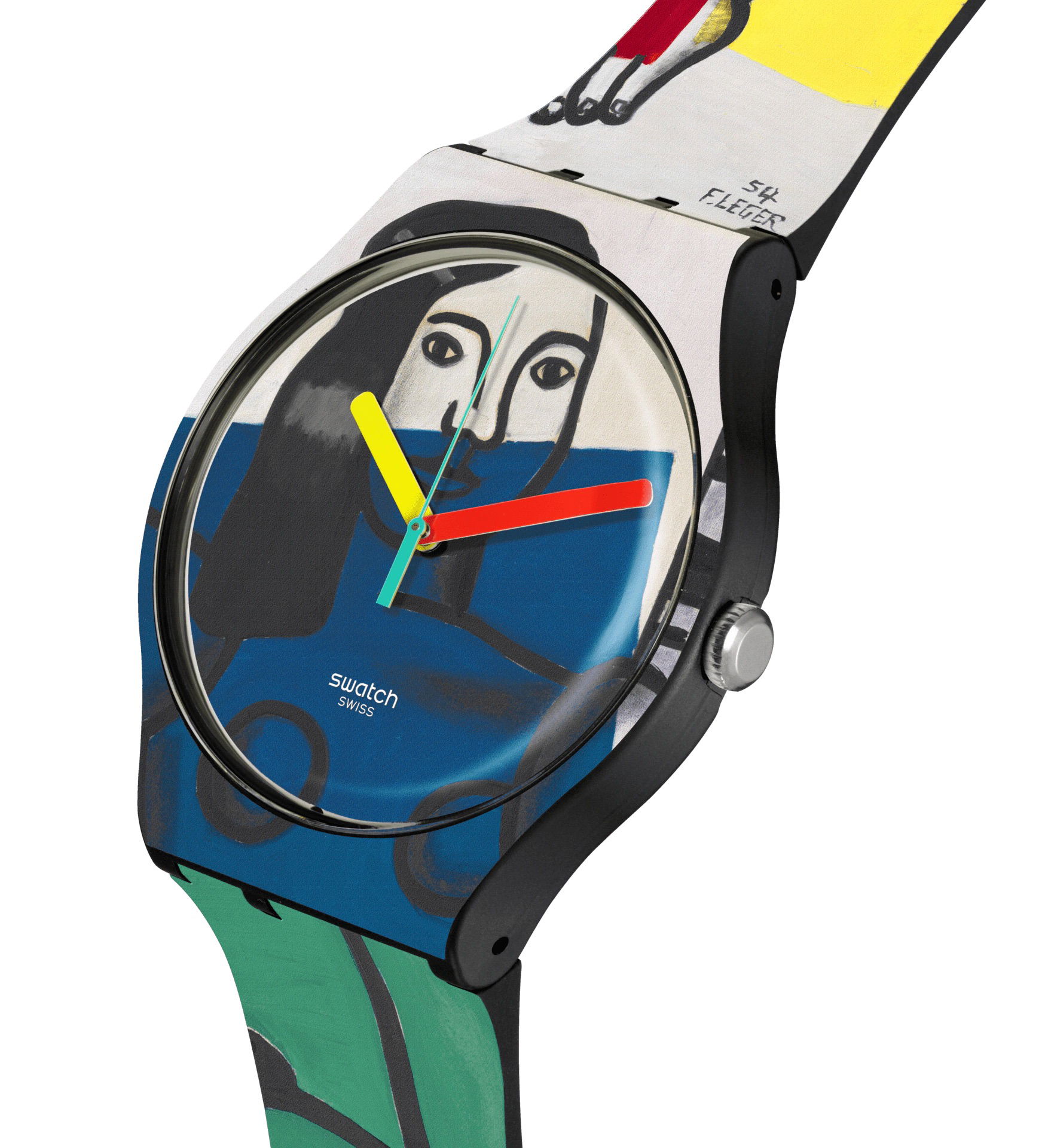 Swatch Suoz363 Leger's Two Women Holding Flowers