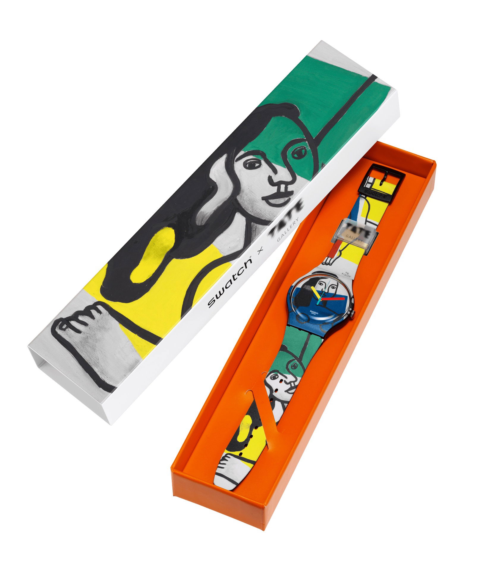 Swatch Suoz363 Leger's Two Women Holding Flowers