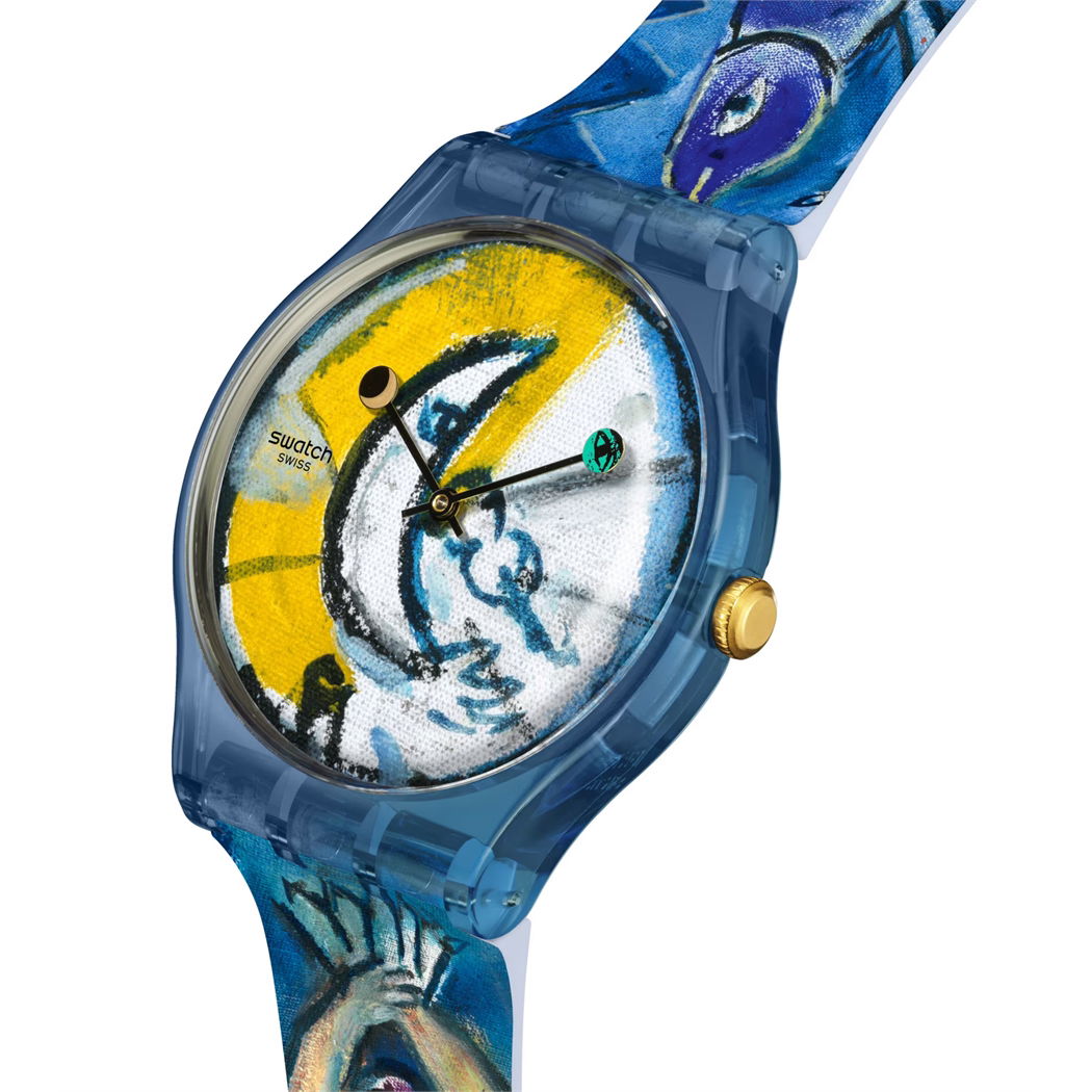 Swatch Suoz365 Chagall's Blue Circus