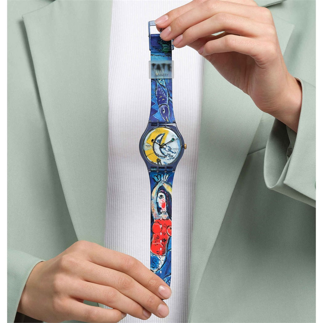 Swatch Suoz365 Chagall's Blue Circus