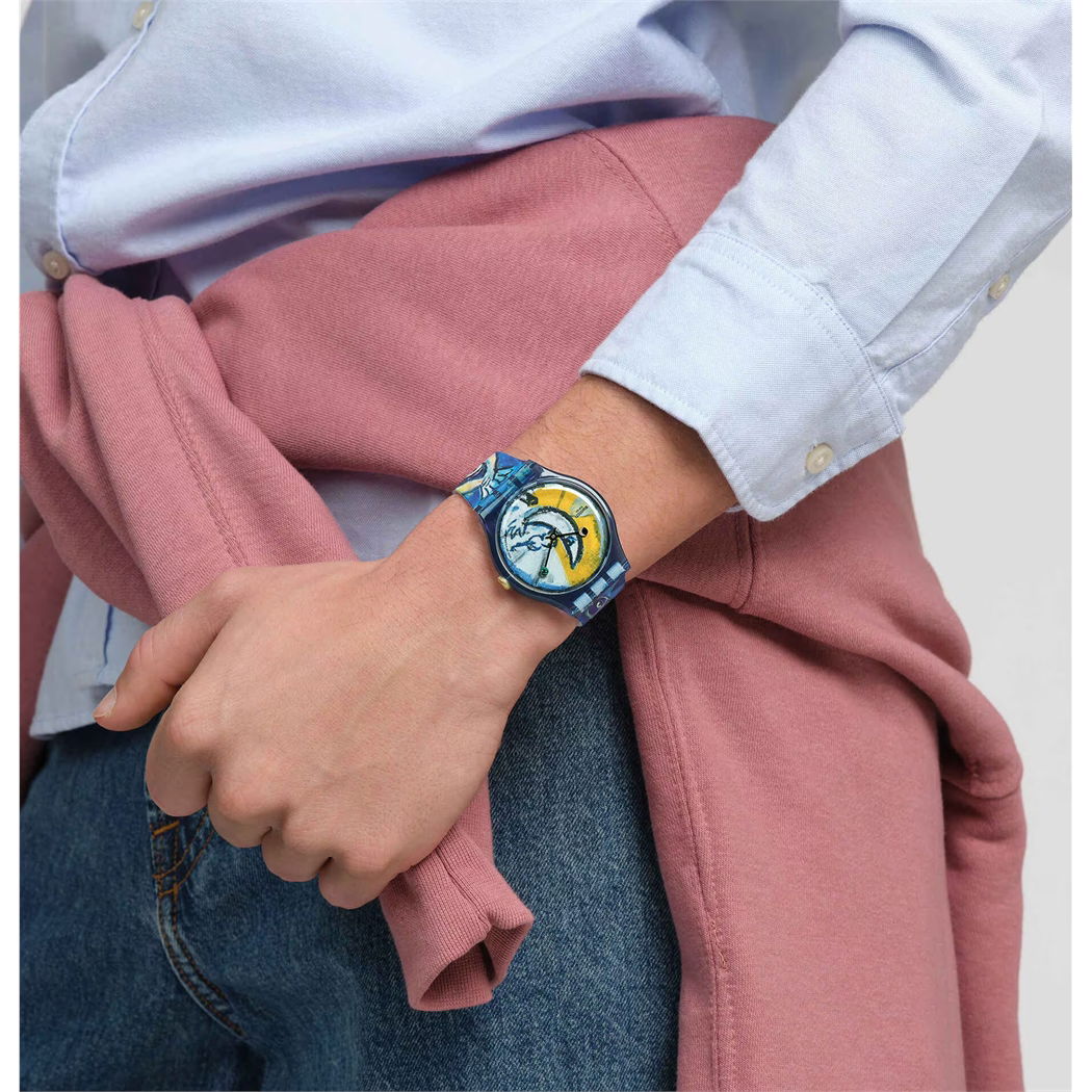 Swatch Suoz365 Chagall's Blue Circus