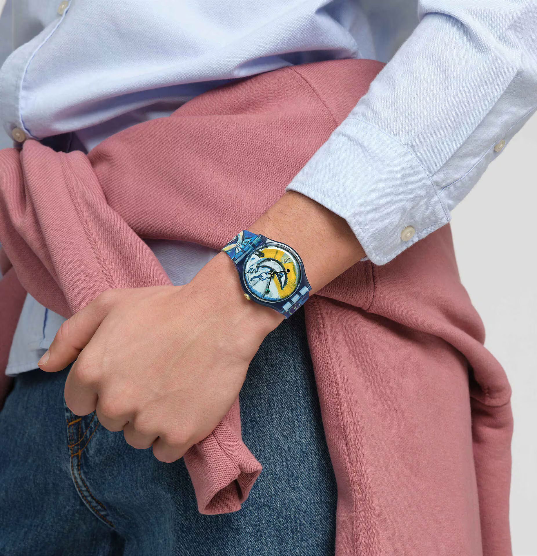 Swatch Suoz365 Chagall's Blue Circus