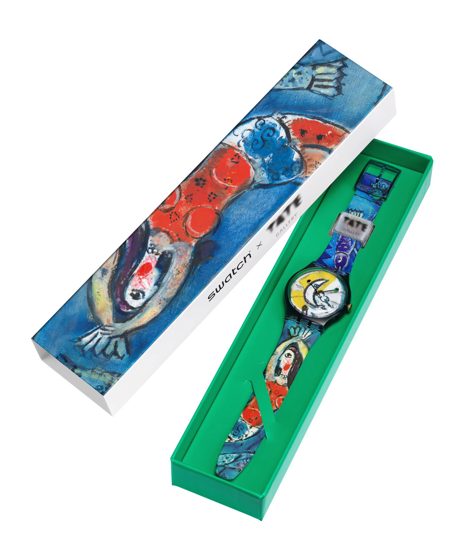 Swatch Suoz365 Chagall's Blue Circus