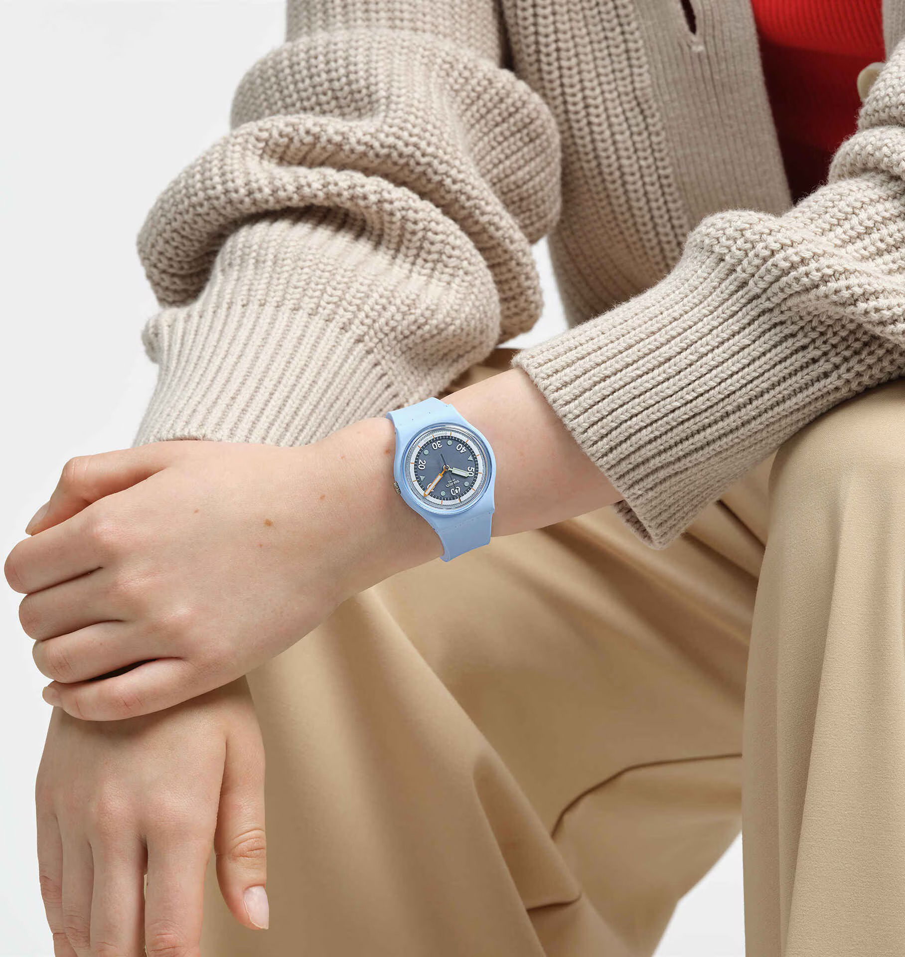 Swatch So31l100 Frozen Waterfall