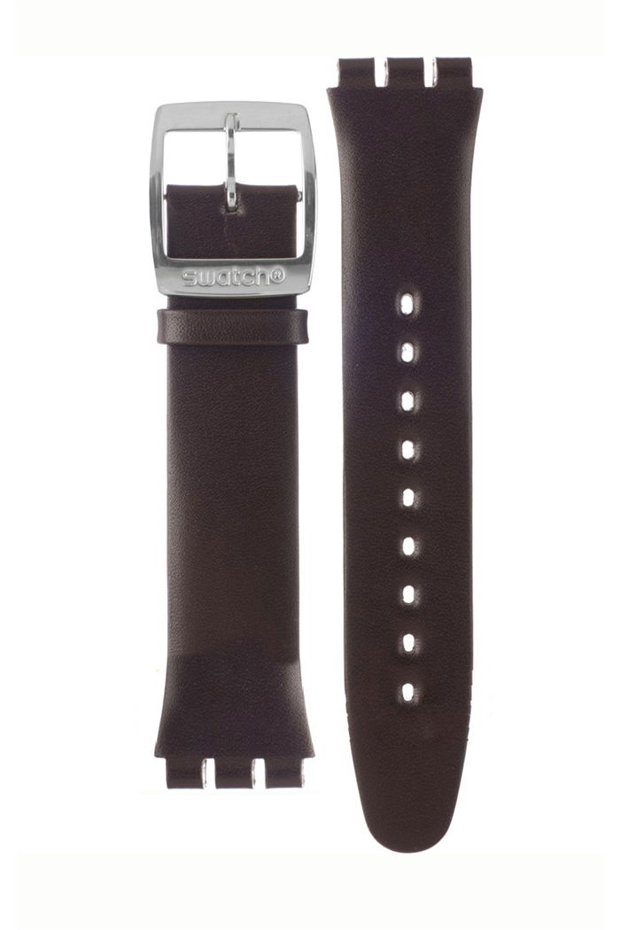 Swatch Kahverengi Deri Saat Kordonu Aycs600