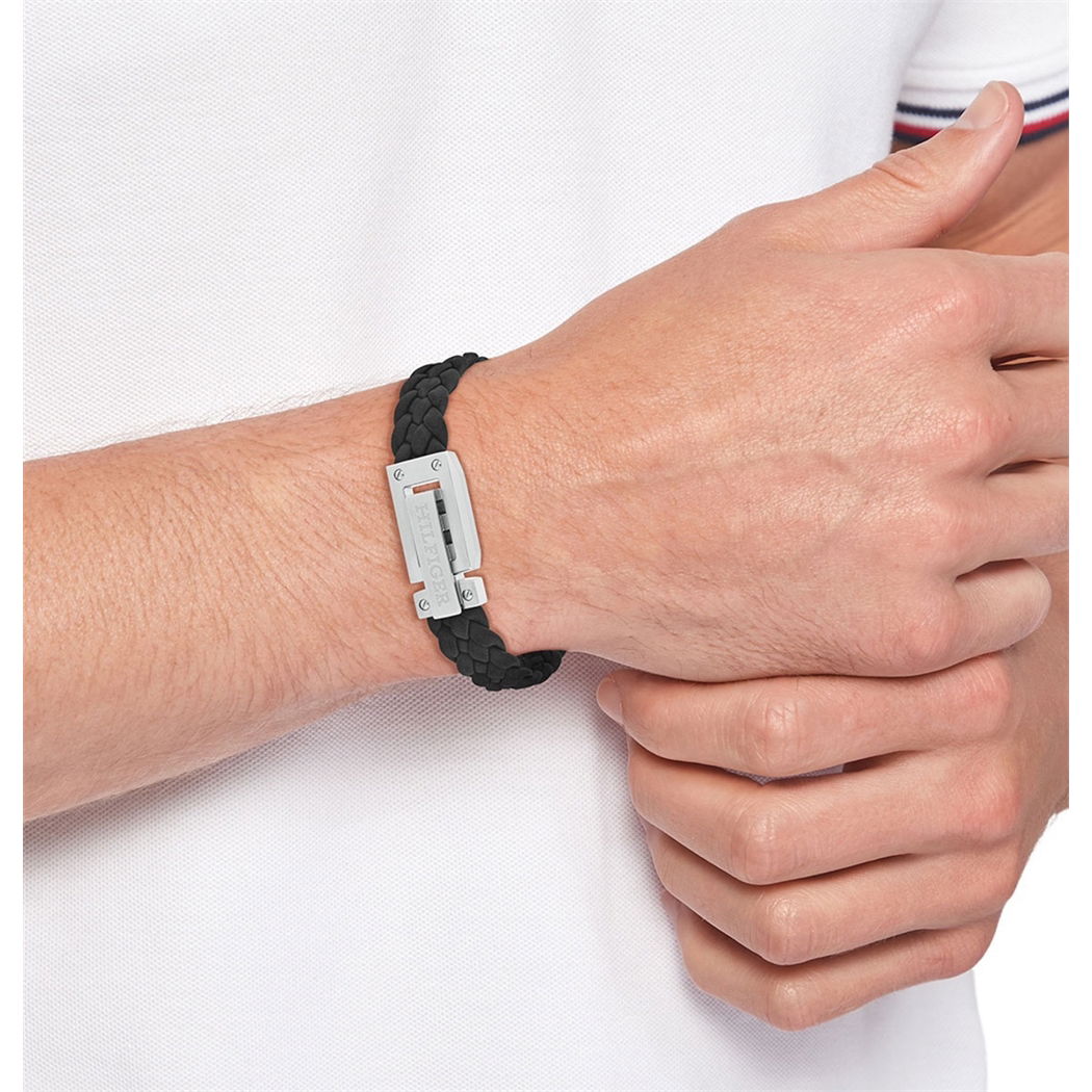 Tommy Hilfiger Thj2790517 Erkek Deri Bileklik
