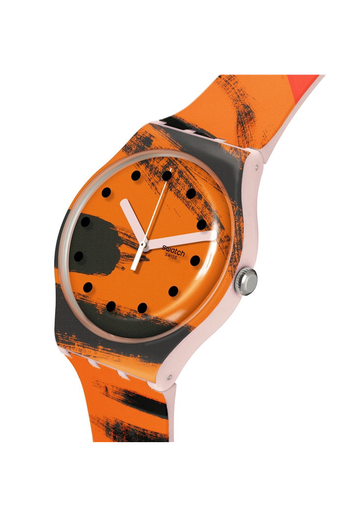 Swatch Suoz362 Barns-Graham's Orange And Red On Pink