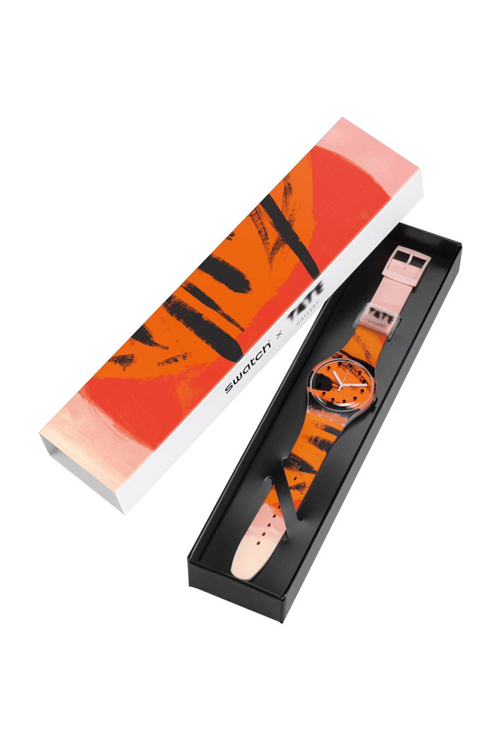 Swatch Suoz362 Barns-Graham's Orange And Red On Pink