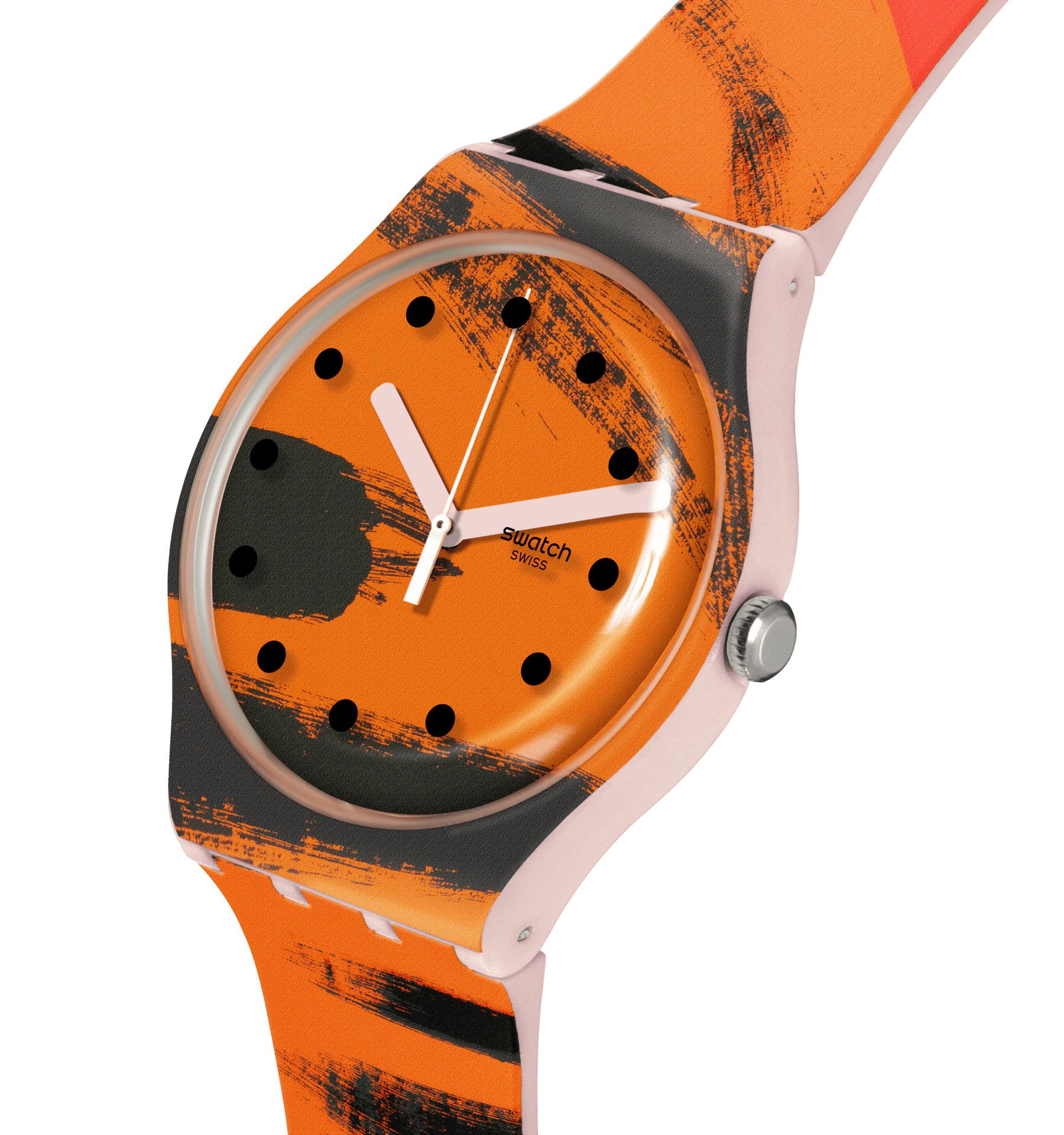 Swatch Suoz362 Barns-Graham's Orange And Red On Pink