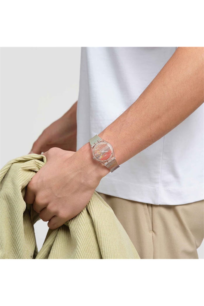 Swatch Turner's Scarlet Sunset Unisex Quartz Saat So28z700