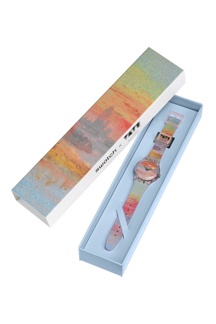 Swatch Turner's Scarlet Sunset Unisex Quartz Saat So28z700