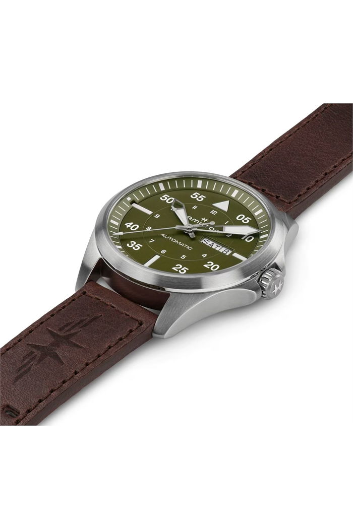 Hamilton Khaki Aviation Pilot Day Date Auto H64635560