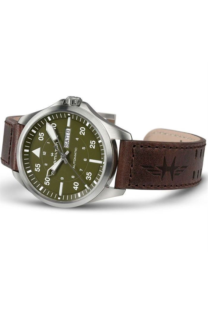 Hamilton Khaki Aviation Pilot Day Date Auto H64635560