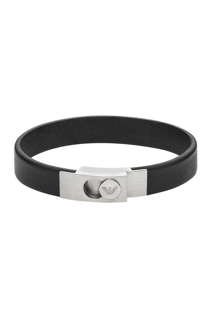 Emporio Armani Ajegs3087-040 Erkek Deri Bileklik