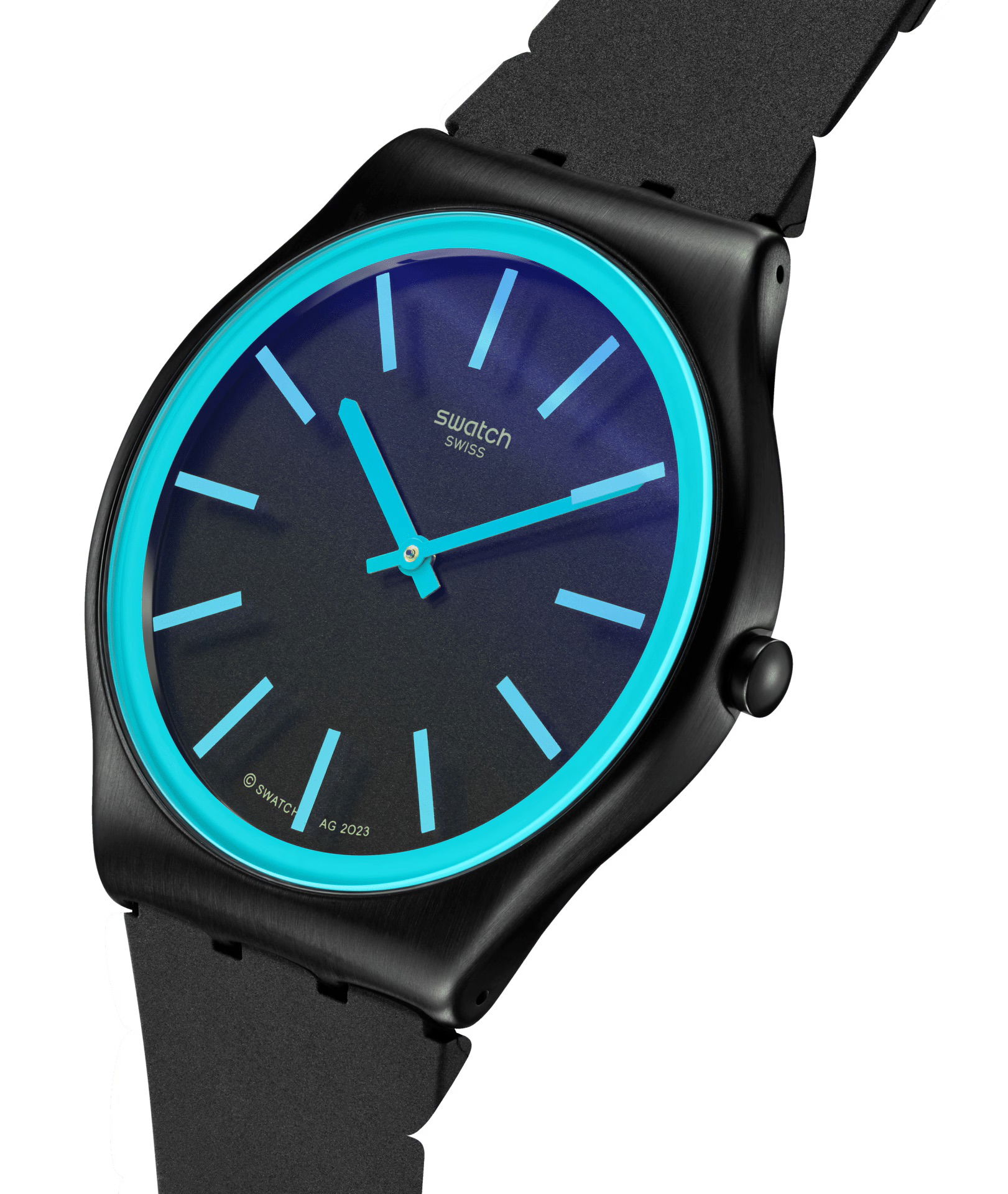 Swatch Ss07b111 Obsidian Shimmer Erkek Kol Saati