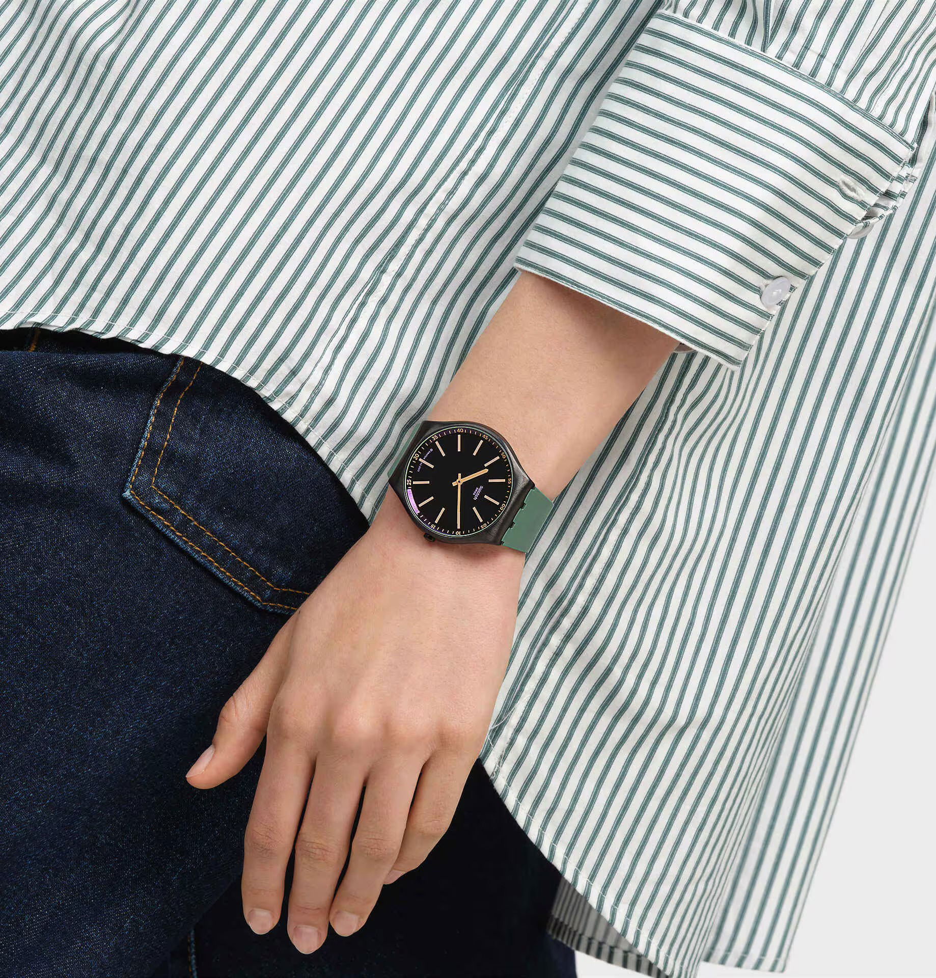 Swatch Ss07b112 Green Vision Erkek Kol Saati