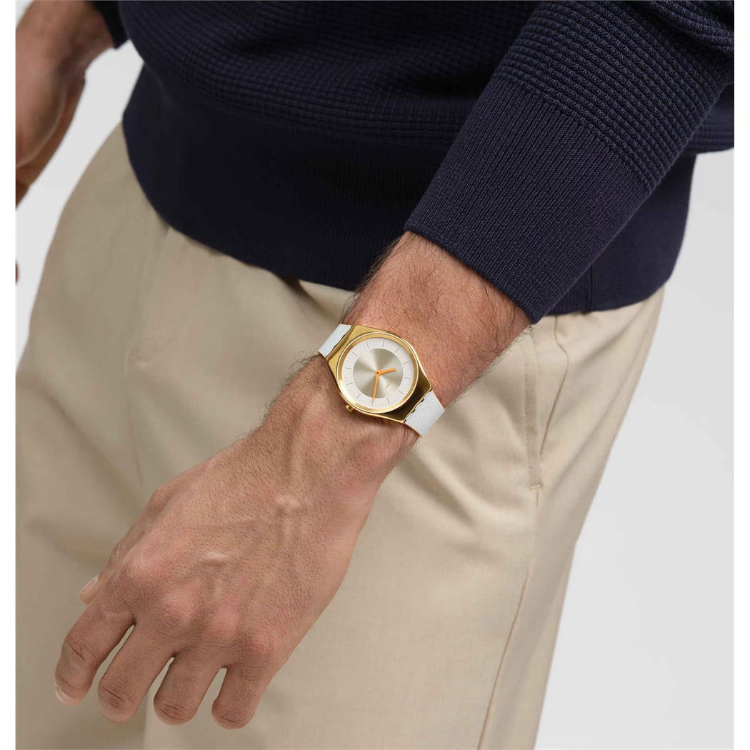 Swatch Syxg128 Pearl Gleam