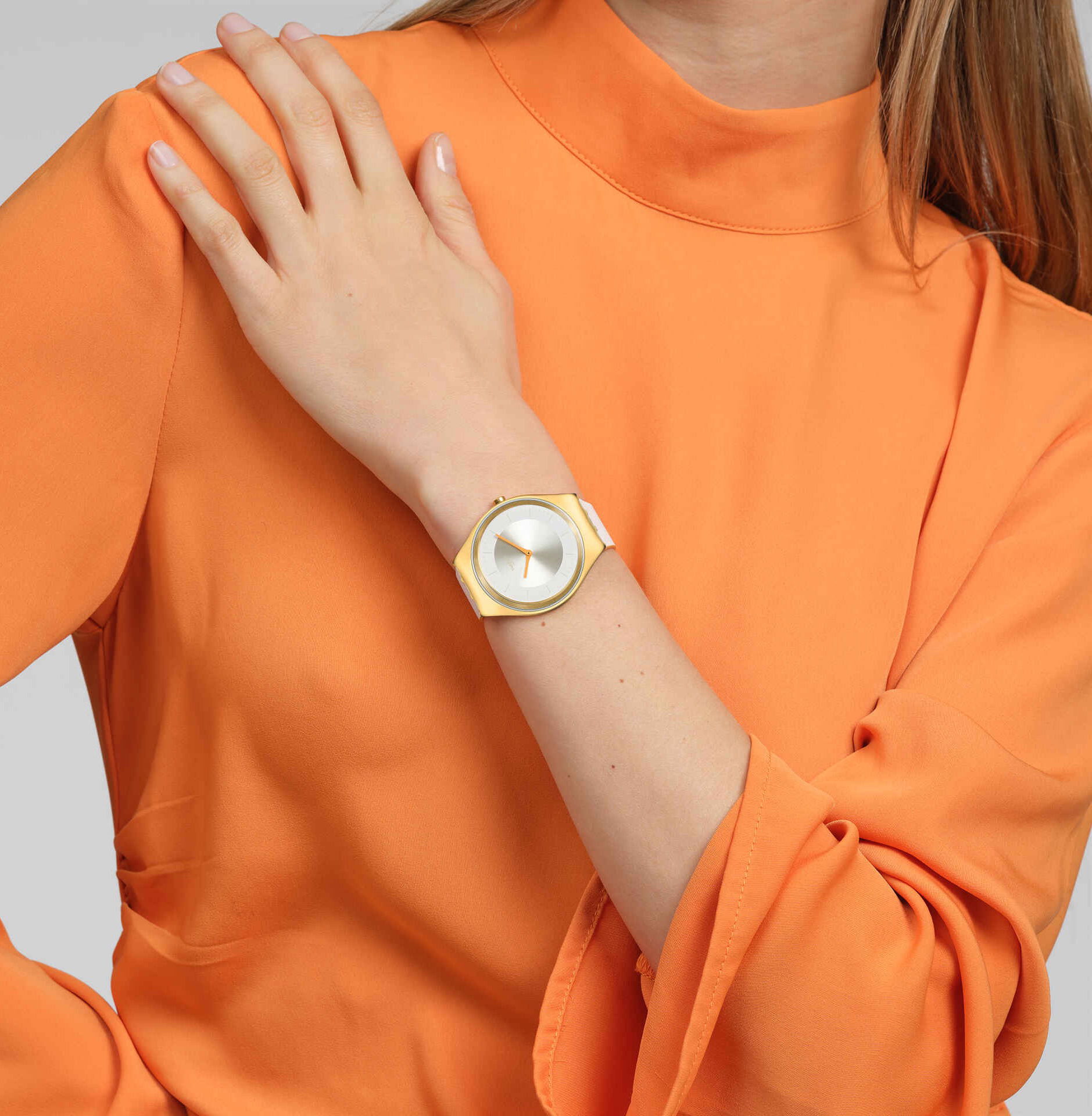 Swatch Syxg128 Pearl Gleam Kadın Kol Saati