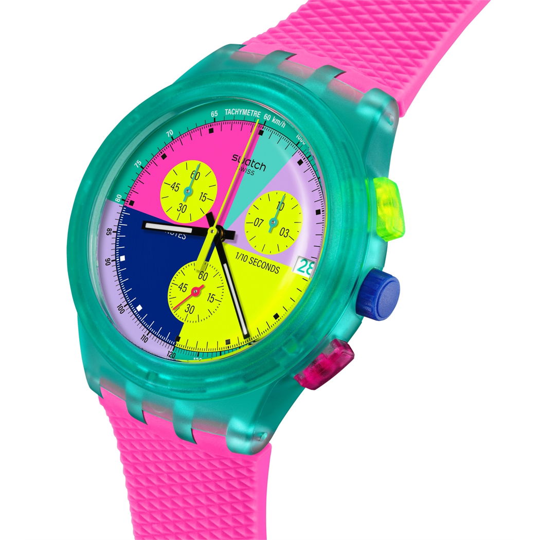 Swatch Susg408 Neon Flash Arrow