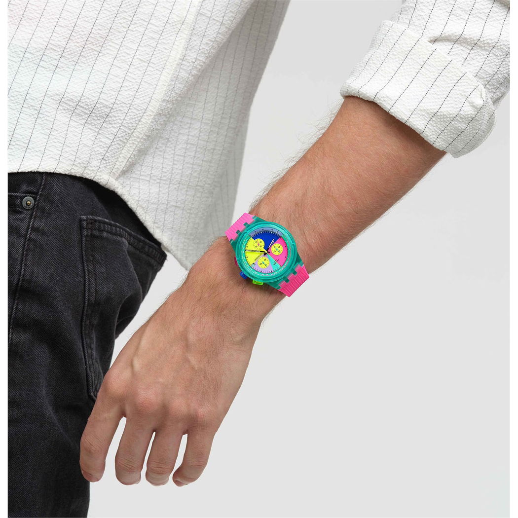 Swatch Susg408 Neon Flash Arrow