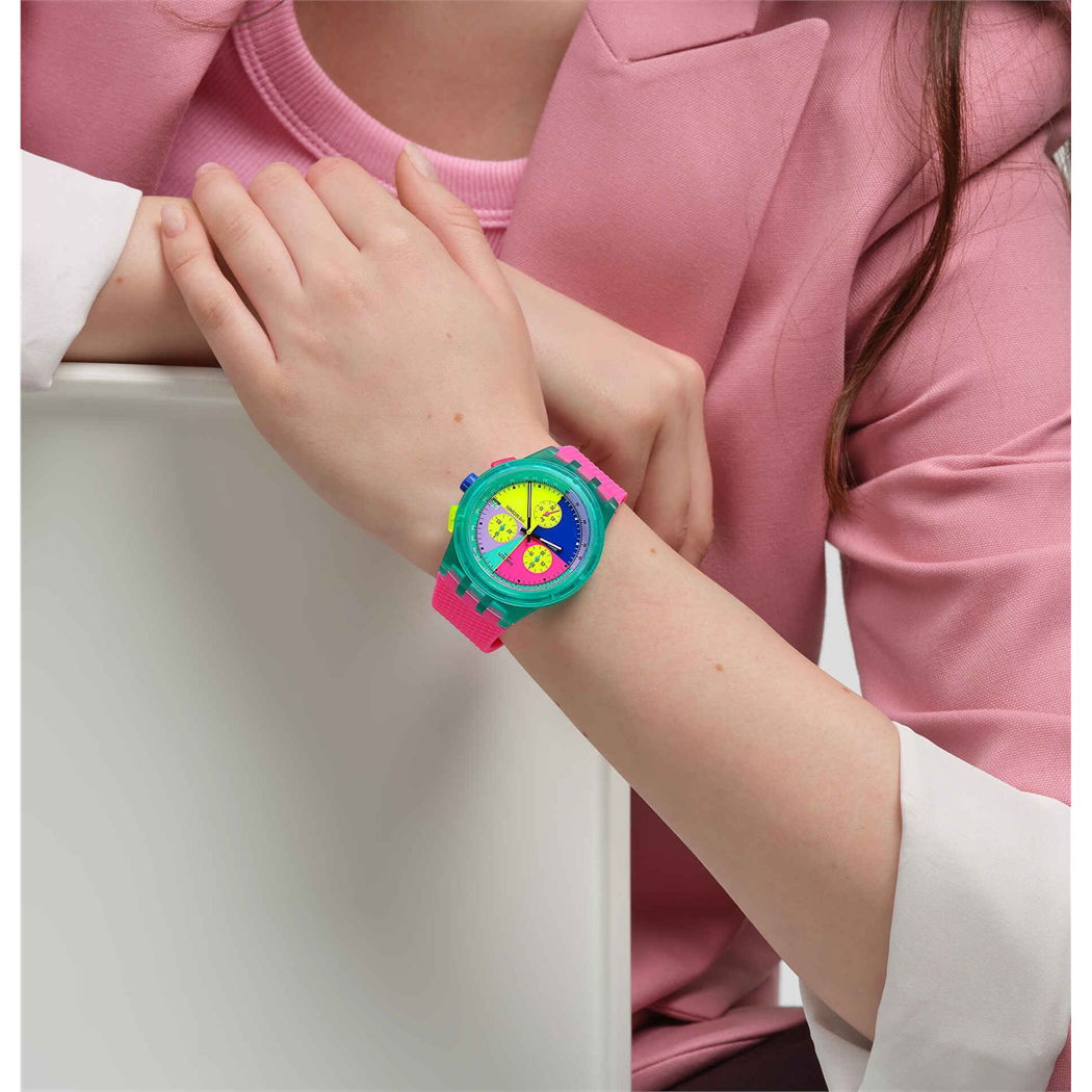 Swatch Susg408 Neon Flash Arrow | Gündüz Saat