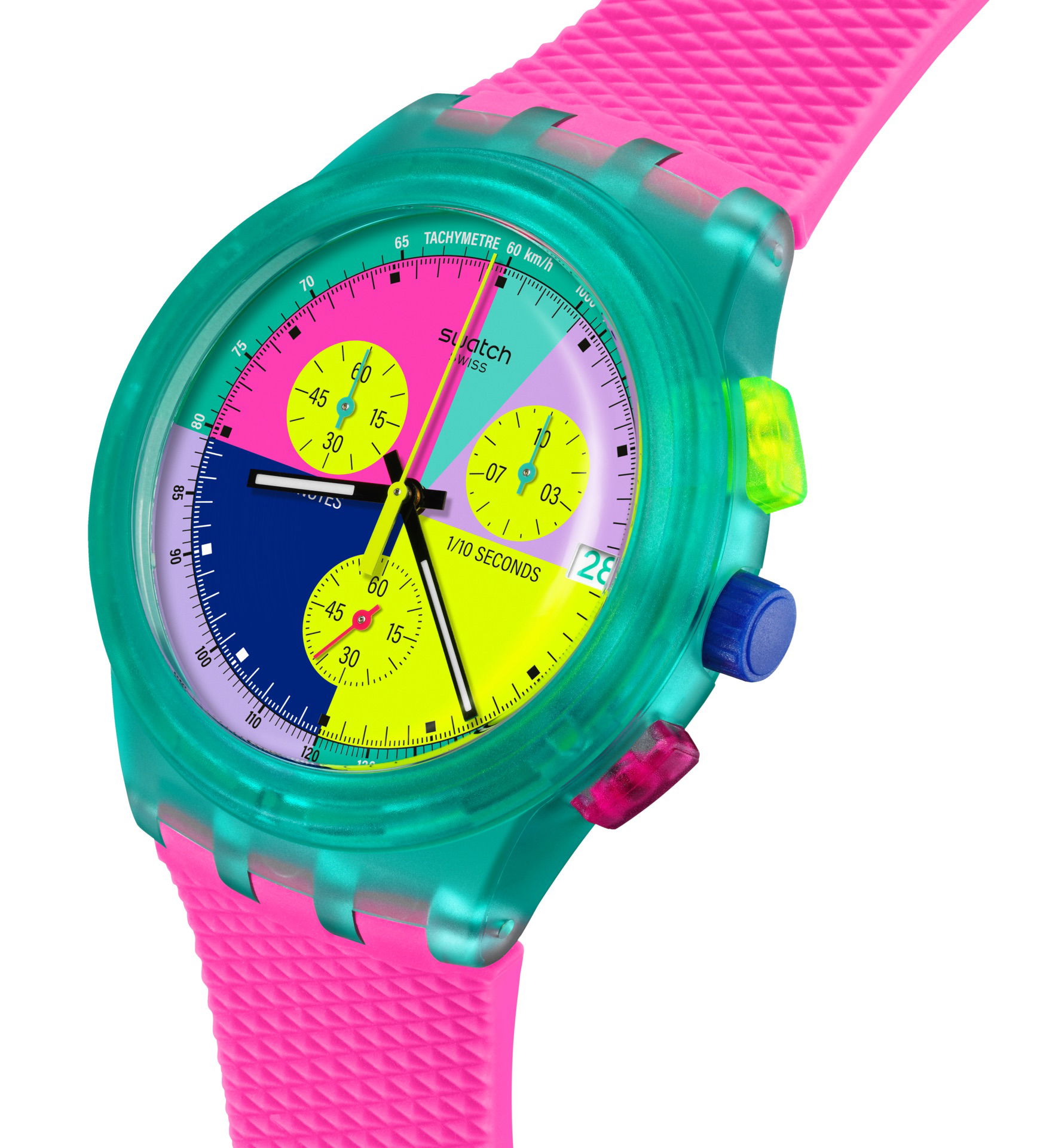 Swatch Susg408 Neon Flash Arrow