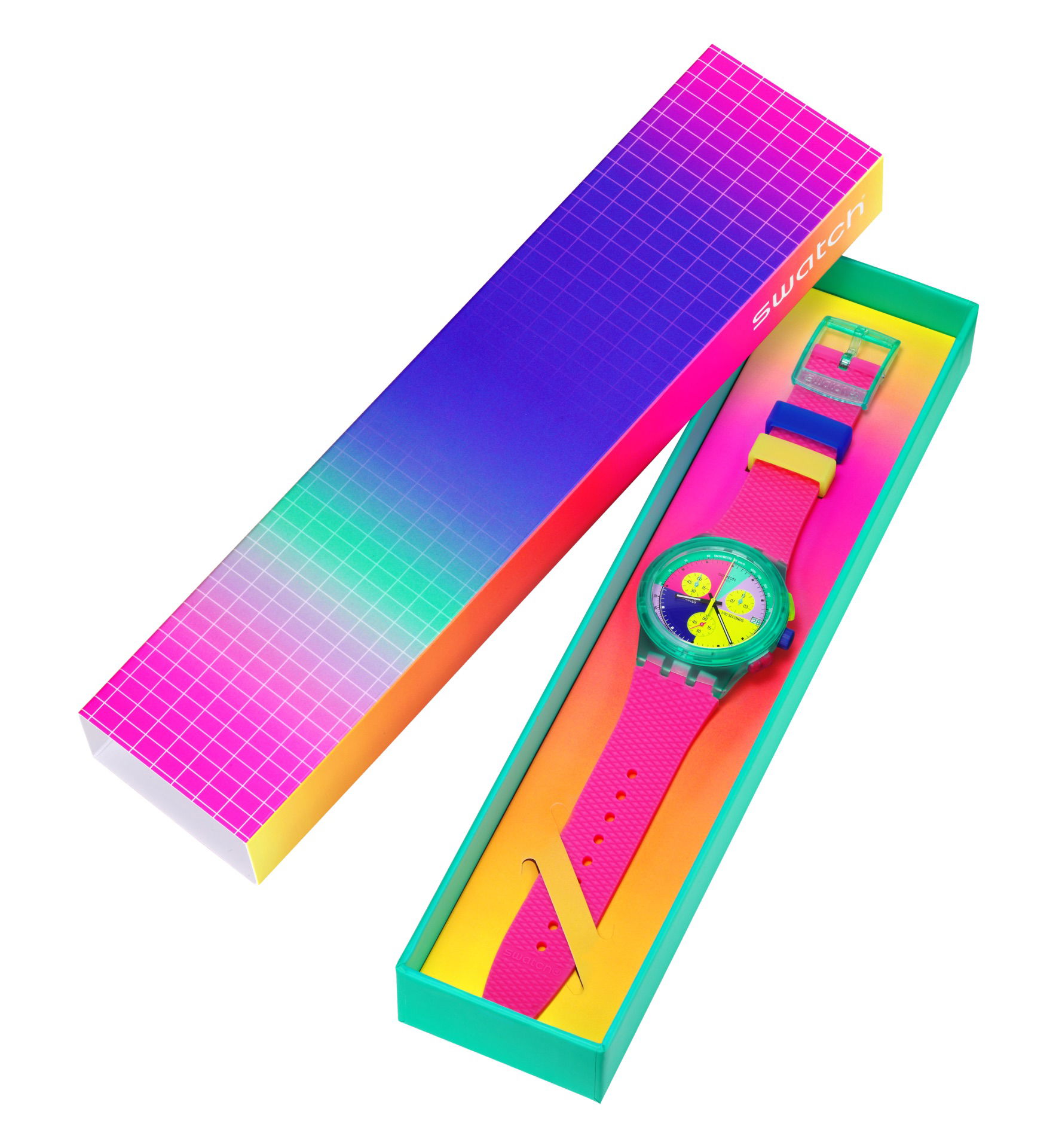 Swatch Susg408 Neon Flash Arrow