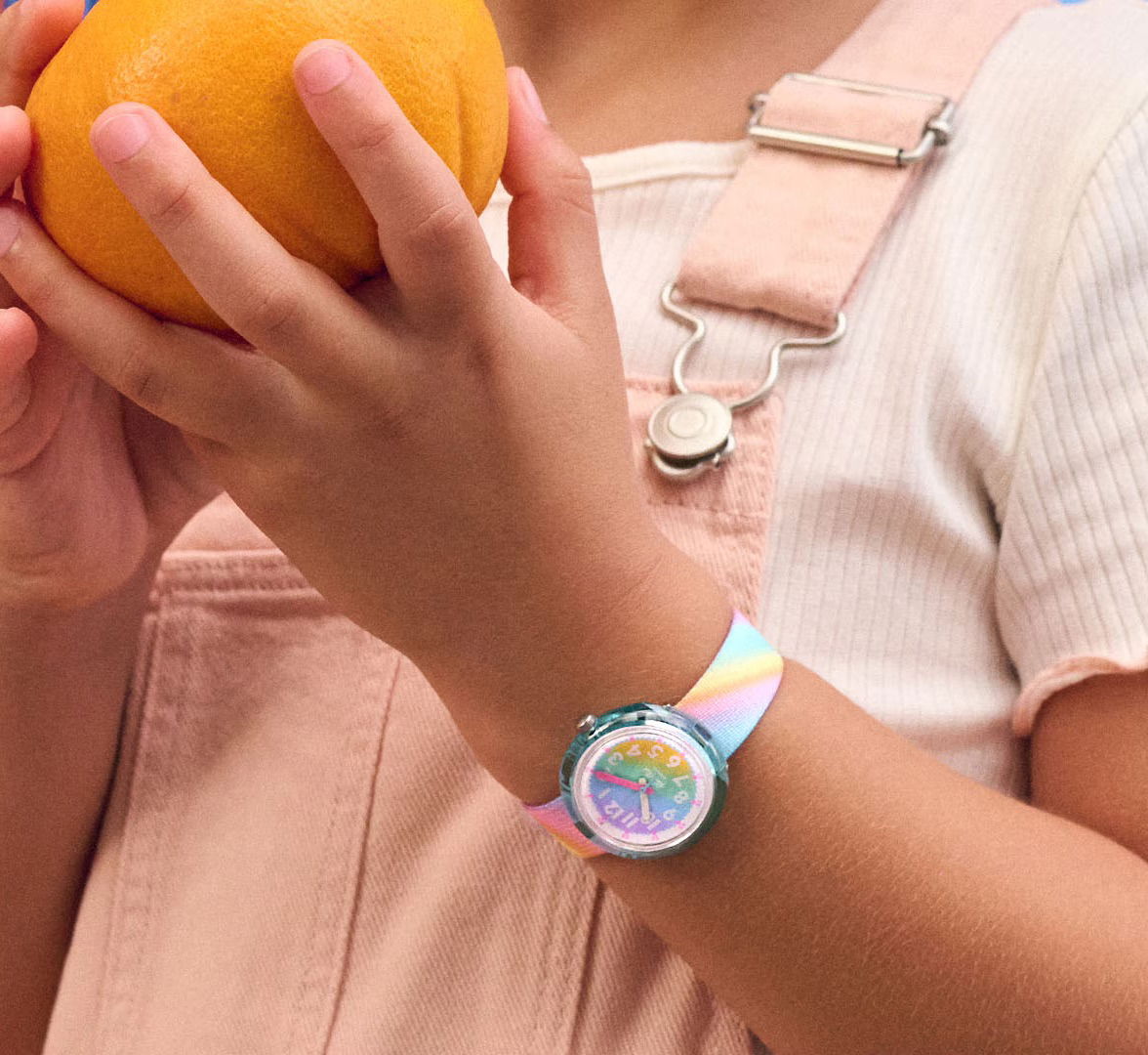 Flik Flak Fpnp152 Liquid Rainbow Çocuk Kol Saati