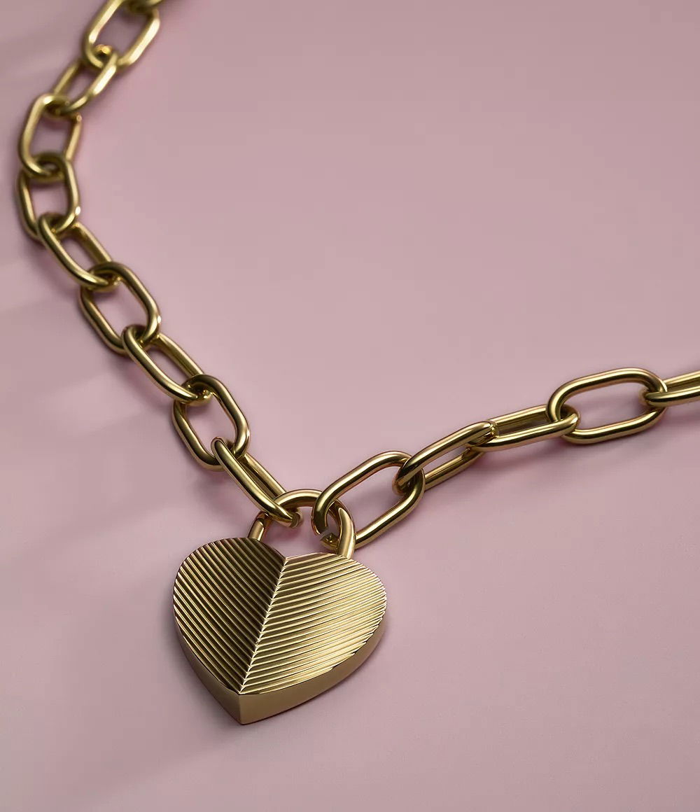 Fossil Takı Jf04656-710 Kalpli Kadın Kolye