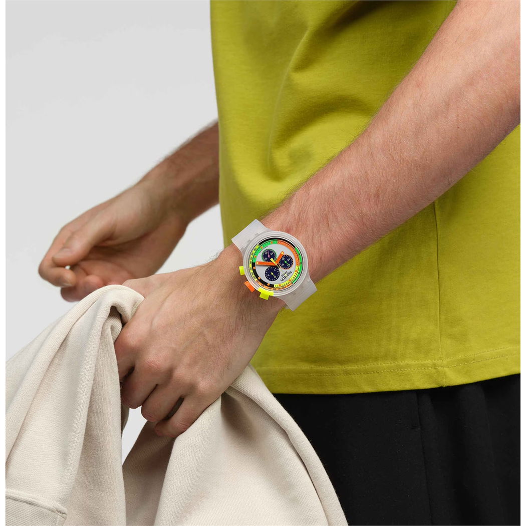 Swatch Sb02k100 Swatch Neon Jelly
