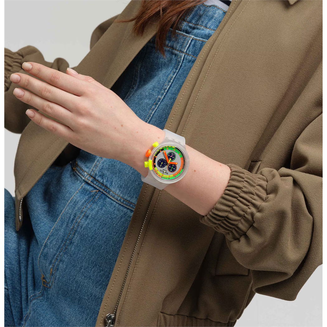 Swatch Sb02k100 Swatch Neon Jelly