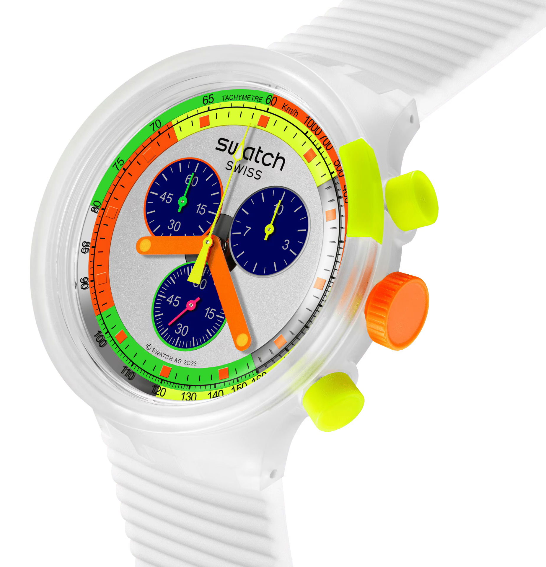 Swatch Sb02k100 Swatch Neon Jelly Kol Saati