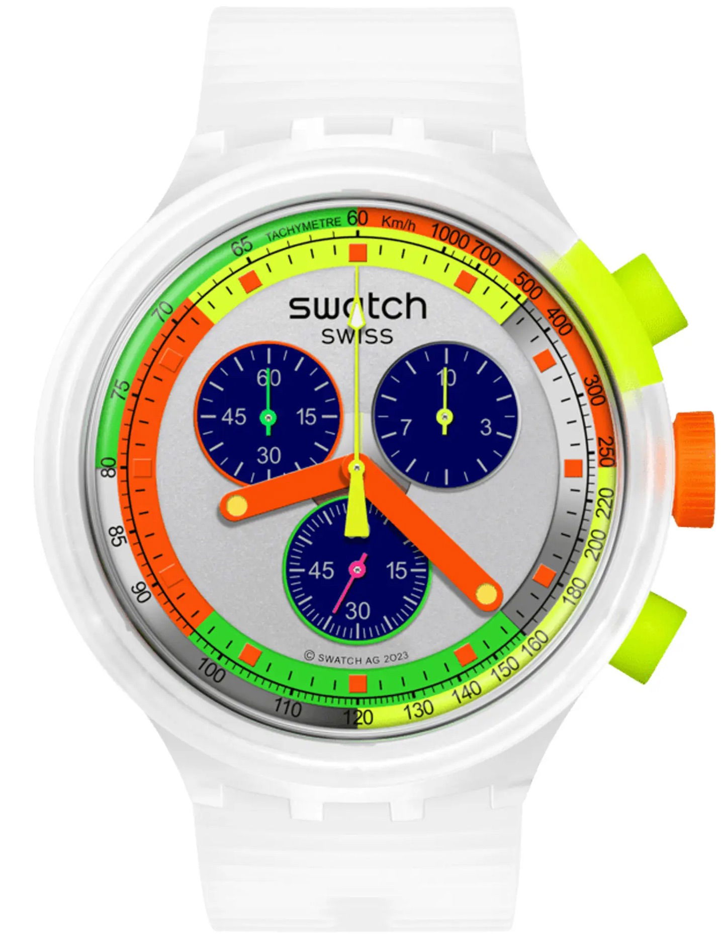 Swatch Sb02k100 Swatch Neon Jelly Kol Saati