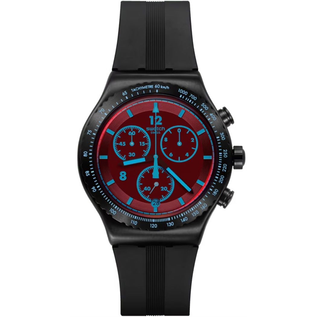 Swatch Yvb417 Crimson Mystique