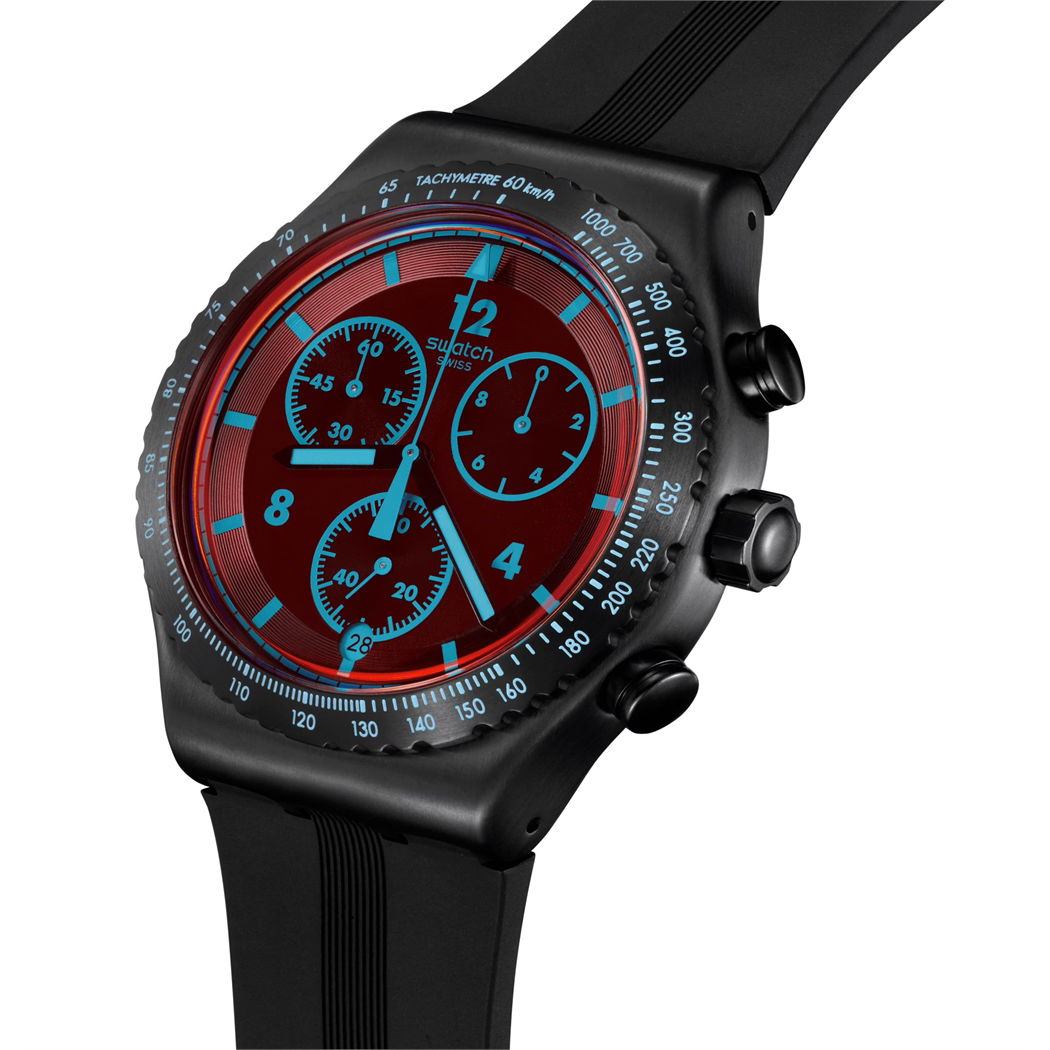 Swatch Yvb417 Crimson Mystique