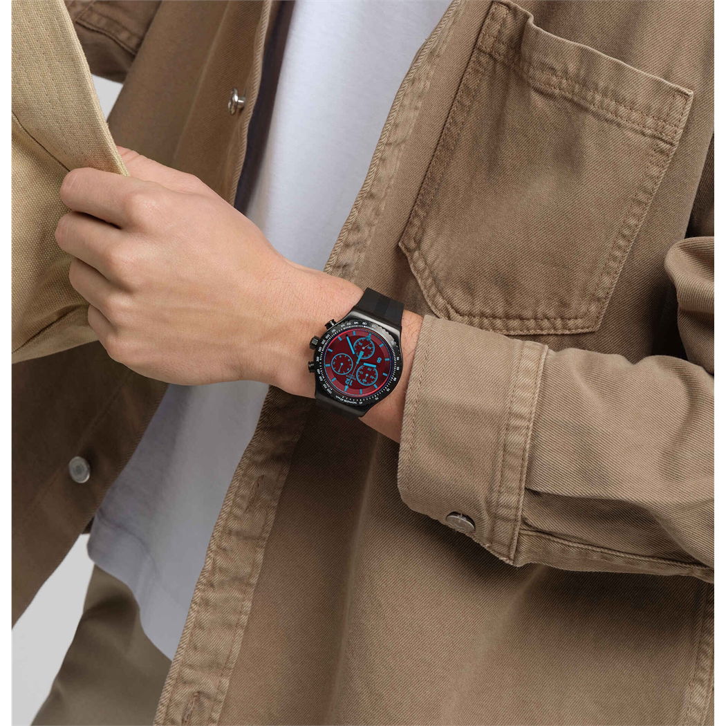 Swatch Yvb417 Crimson Mystique