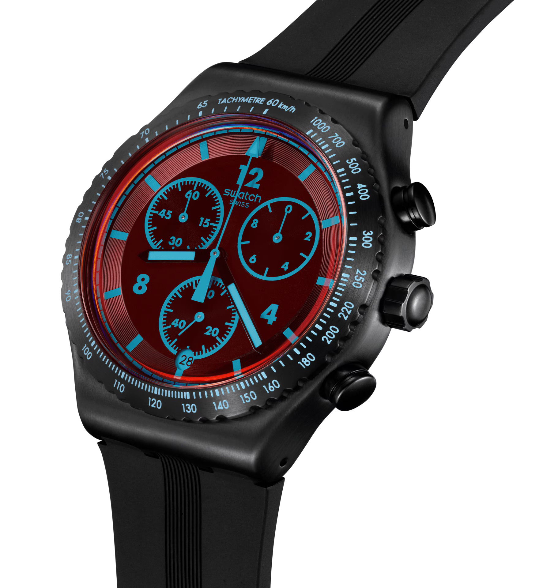 Swatch Yvb417 Crimson Mystique Erkek Kol Saati