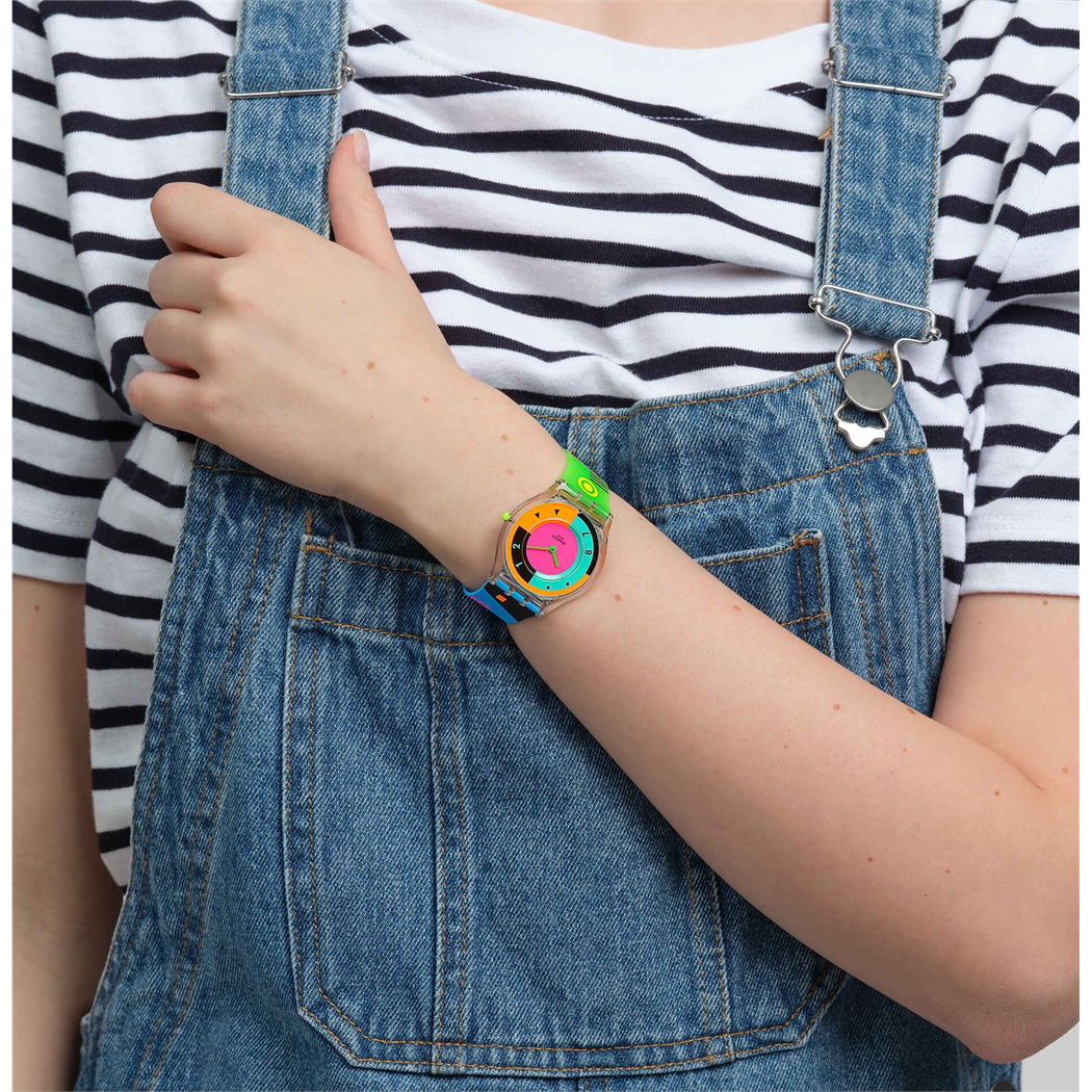 Swatch Ss08k119 Swatch Neon Hot Racer | Gündüz Saat