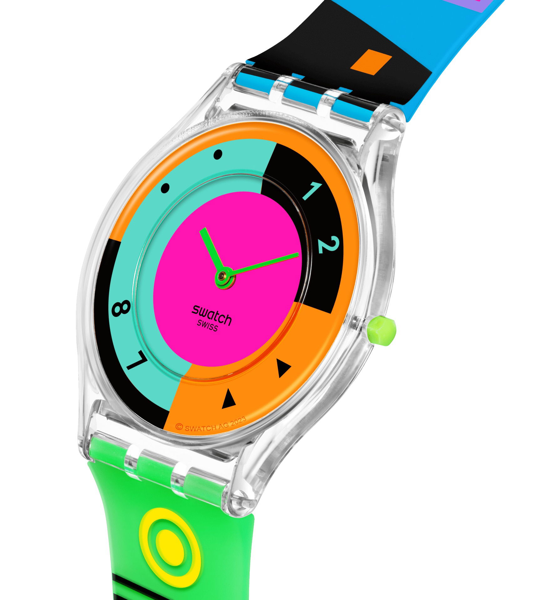 Swatch Ss08k119 Swatch Neon Hot Racer