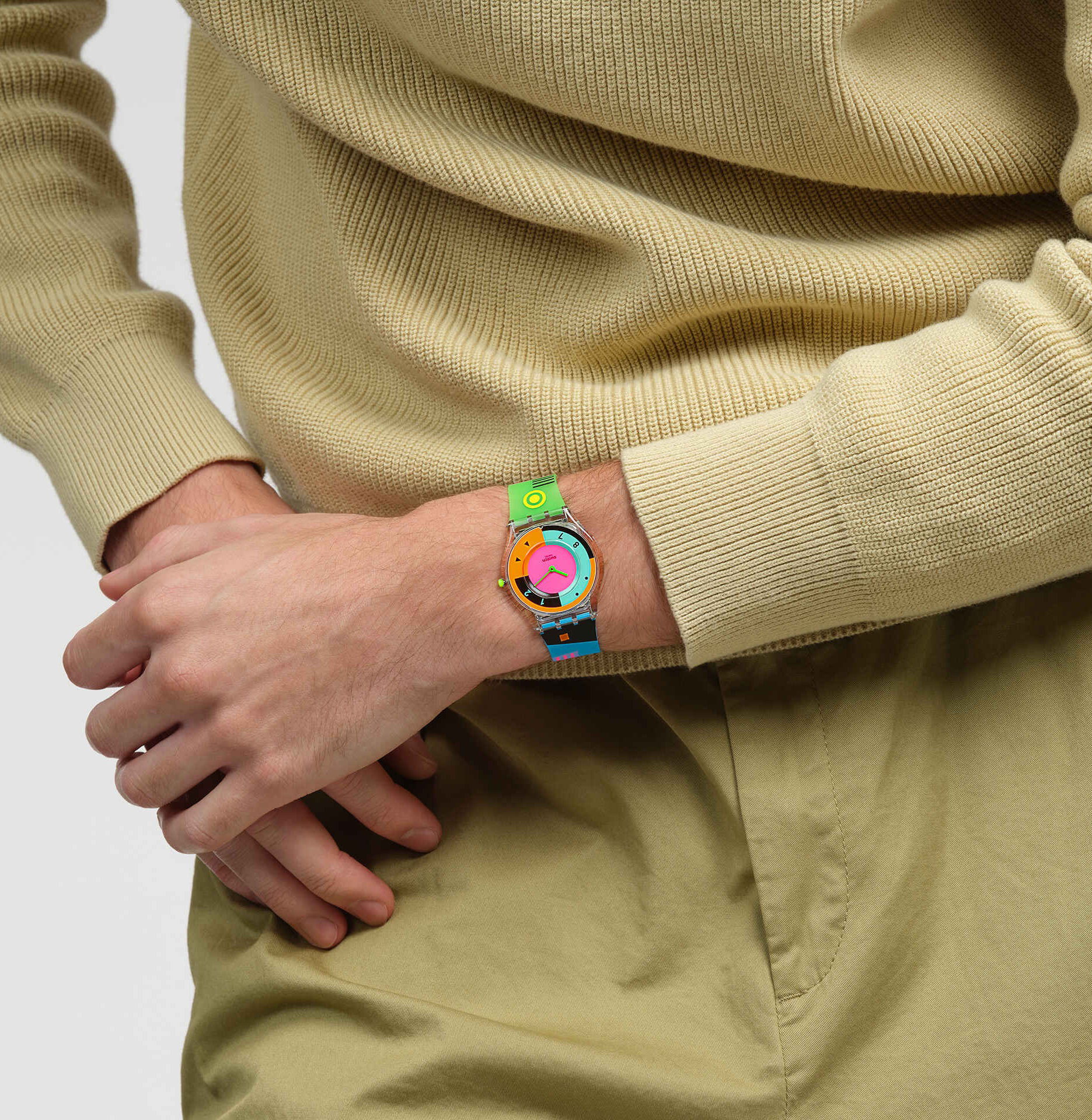 Swatch Ss08k119 Swatch Neon Hot Racer