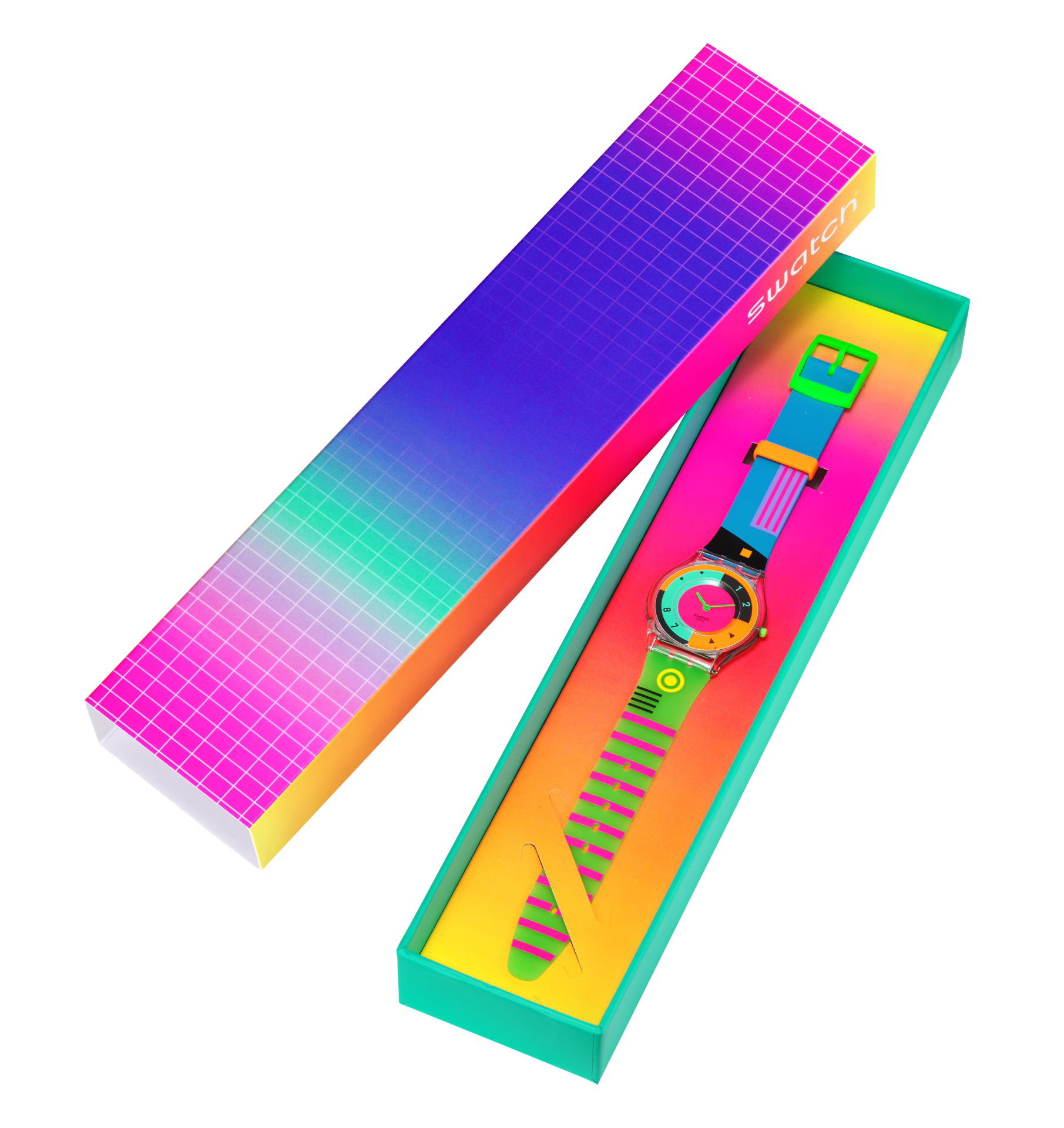 Swatch Ss08k119 Swatch Neon Hot Racer