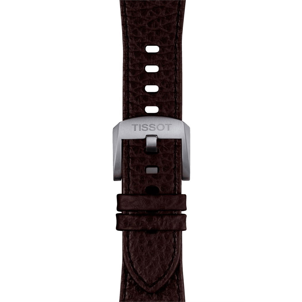 Tissot Orijinal PRX 42 mm Uyumlu Kahve Deri Kayış T852049413