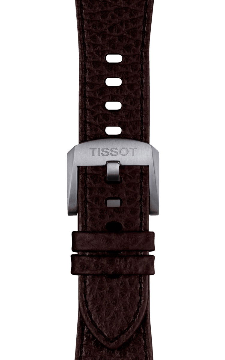 Tissot Orijinal PRX 42 mm Uyumlu Kahve Deri Kayış T852049413