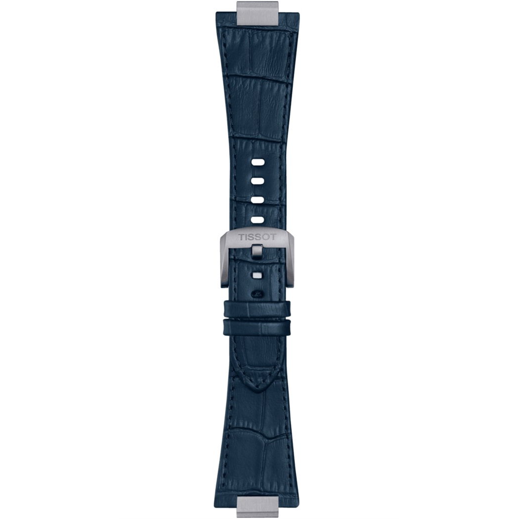 Tissot Orijinal PRX 42 mm Uyumlu Lacivert Deri Kayış T852049411