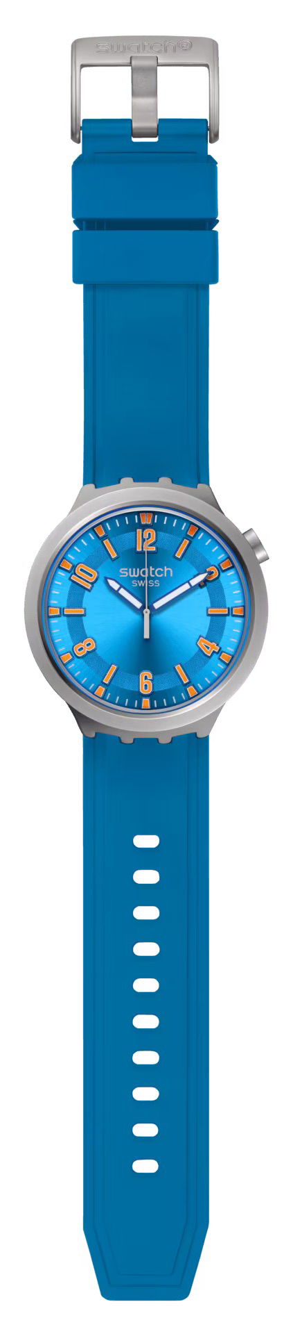 Swatch Sb07s115  Blue In The Works Erkek Kol Saati