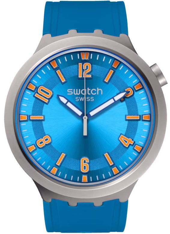 Swatch Sb07s115  Blue In The Works Erkek Kol Saati