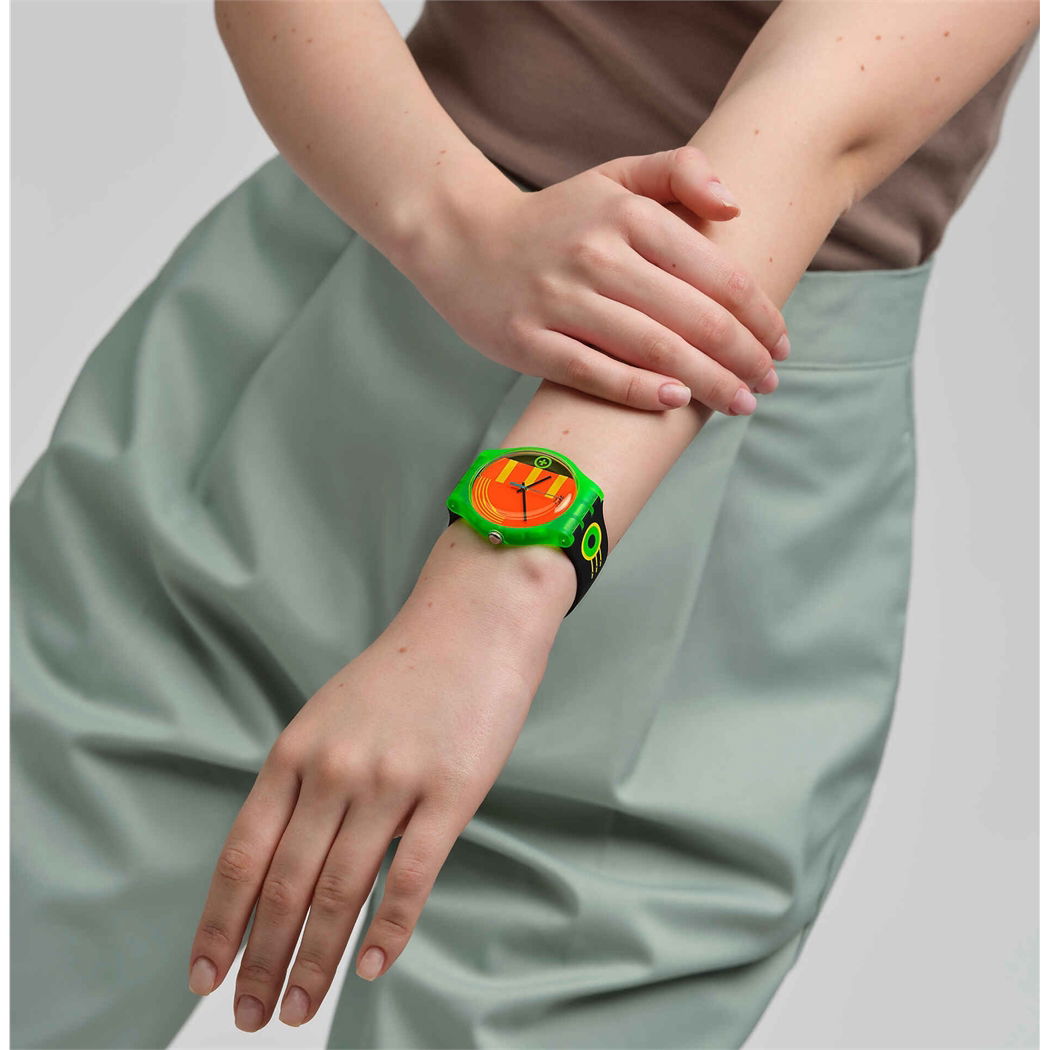 Swatch So29g106 Neon Rider Kol Saati